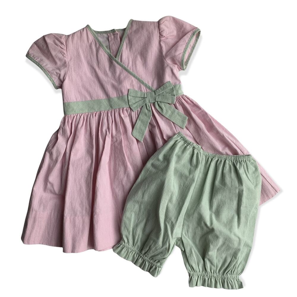 Strasburg Seersucker Dress And Bloomers